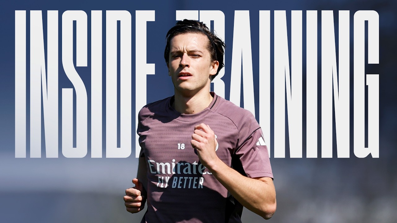 The team trained at Ciudad Real Madrid!