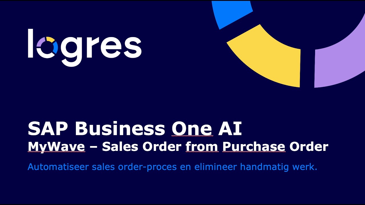 SAP Business One AI - MyWave - Sales Order from Purchase Order