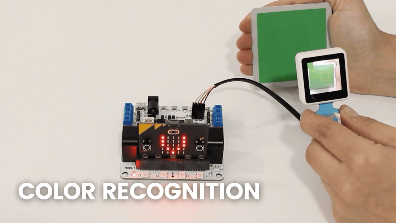 Reconeixement de color (Smart AI Lens) | micro:bit + micro:shield | Tutorial MakeCode