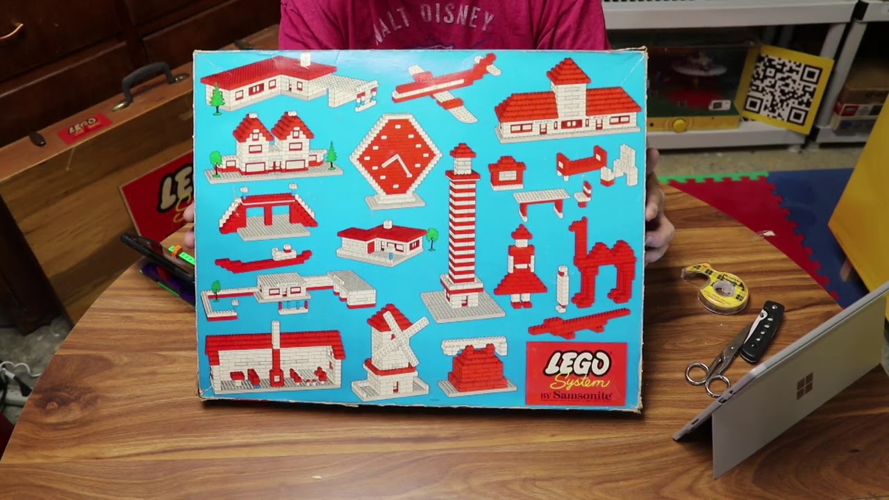 Show & Tell LEGO (Samsonite) Set 711 Box Repaired