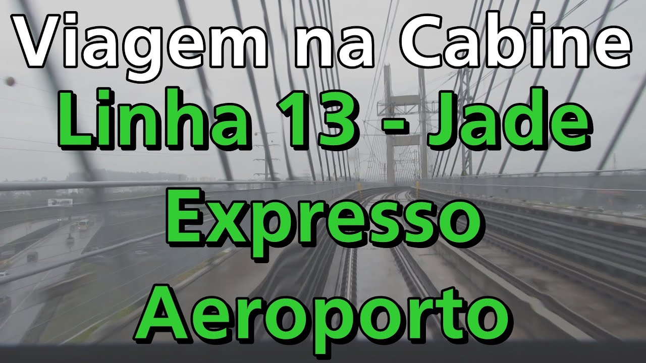 Linha 13 - Viagem no Expresso Aeroporto (Aeroporto Guarulhos até Luz)