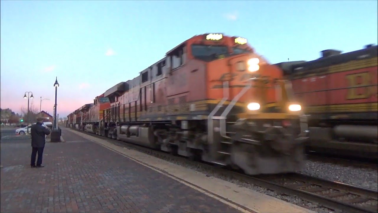 Train after Train in Flagstaff, AZ. BNSF Transcon Railfanning