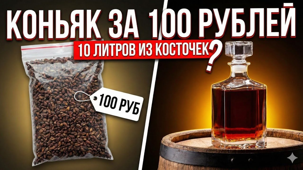 10 ЛИТРОВ КОНЬЯКА за 100 РУБЛЕЙ? Тест 