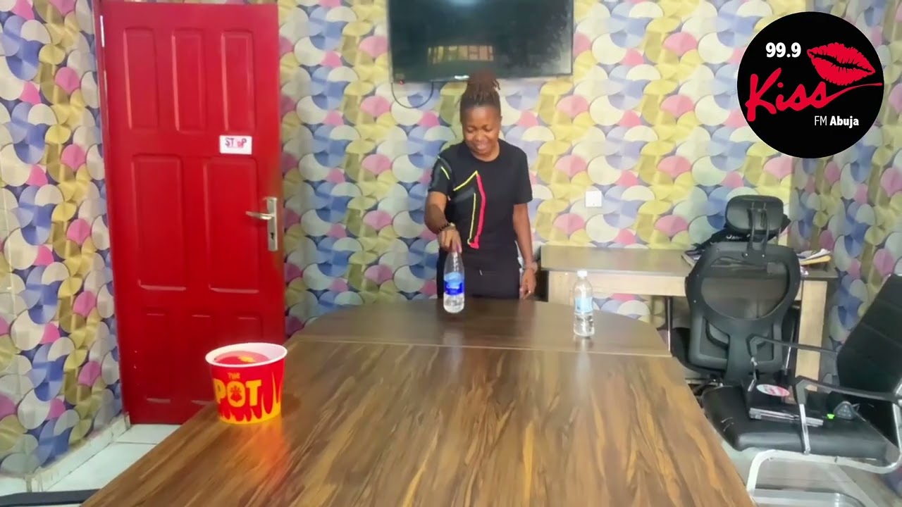 Kiss Fm Abuja Water Bottle Flip Challenge
