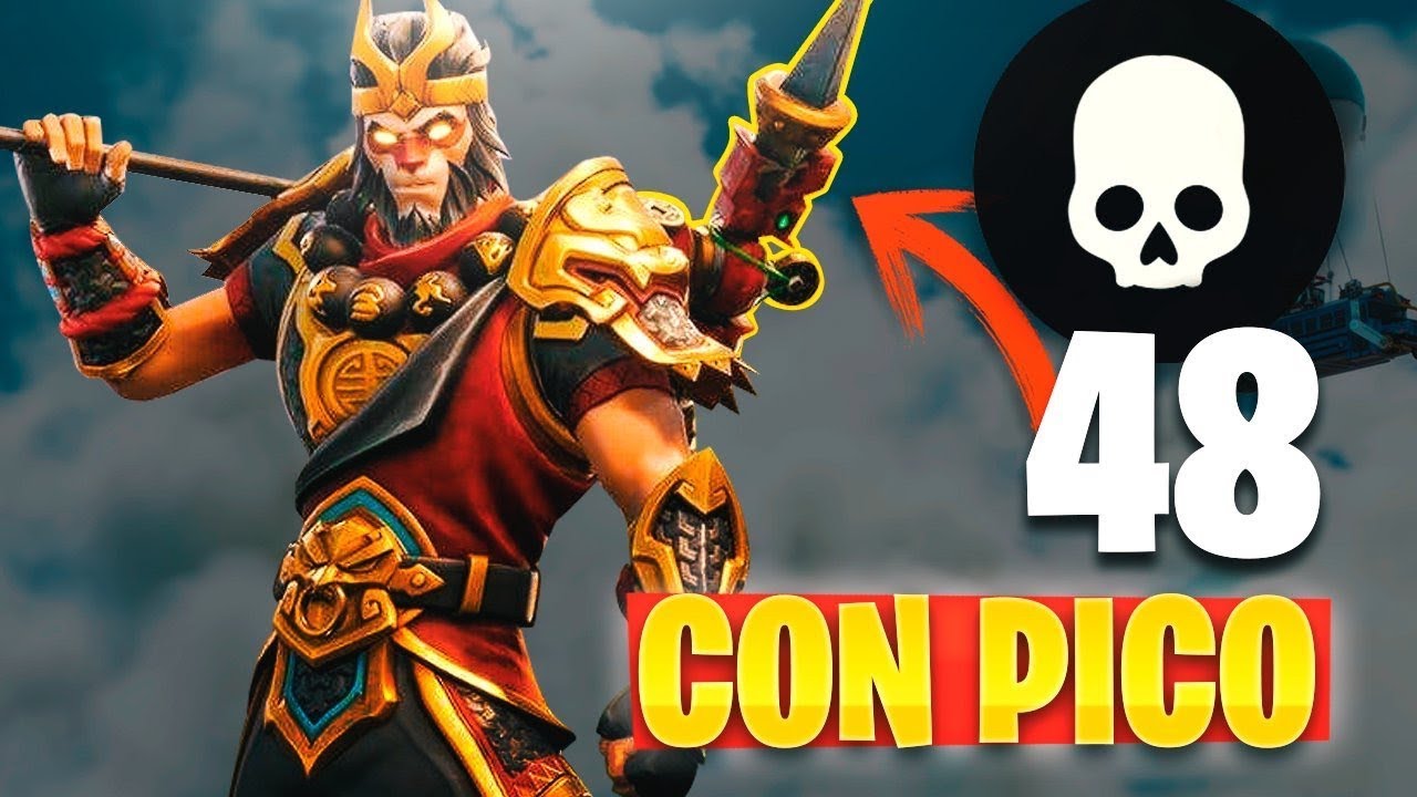48 KILLS Con PICO!! REACCIONANDO (Fails en FORTNITE: Battle Royale)