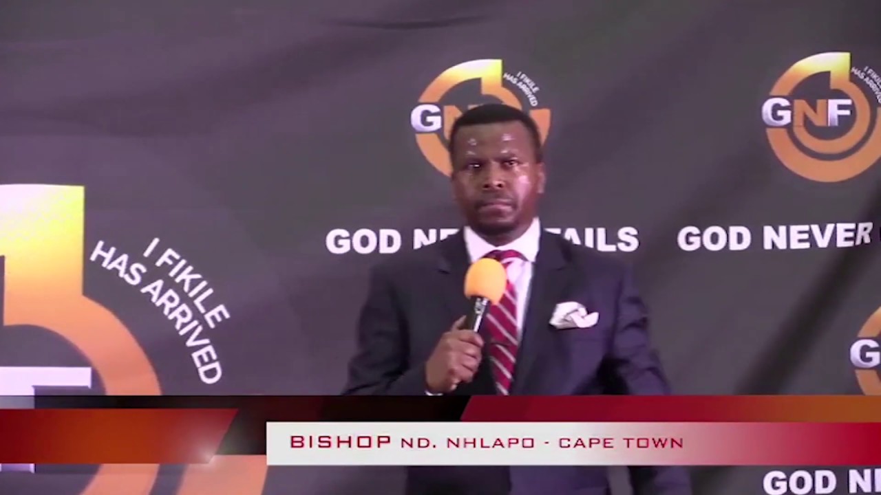 Bishop ND Nhlapo preaching at Khayelitsha - Cape Town