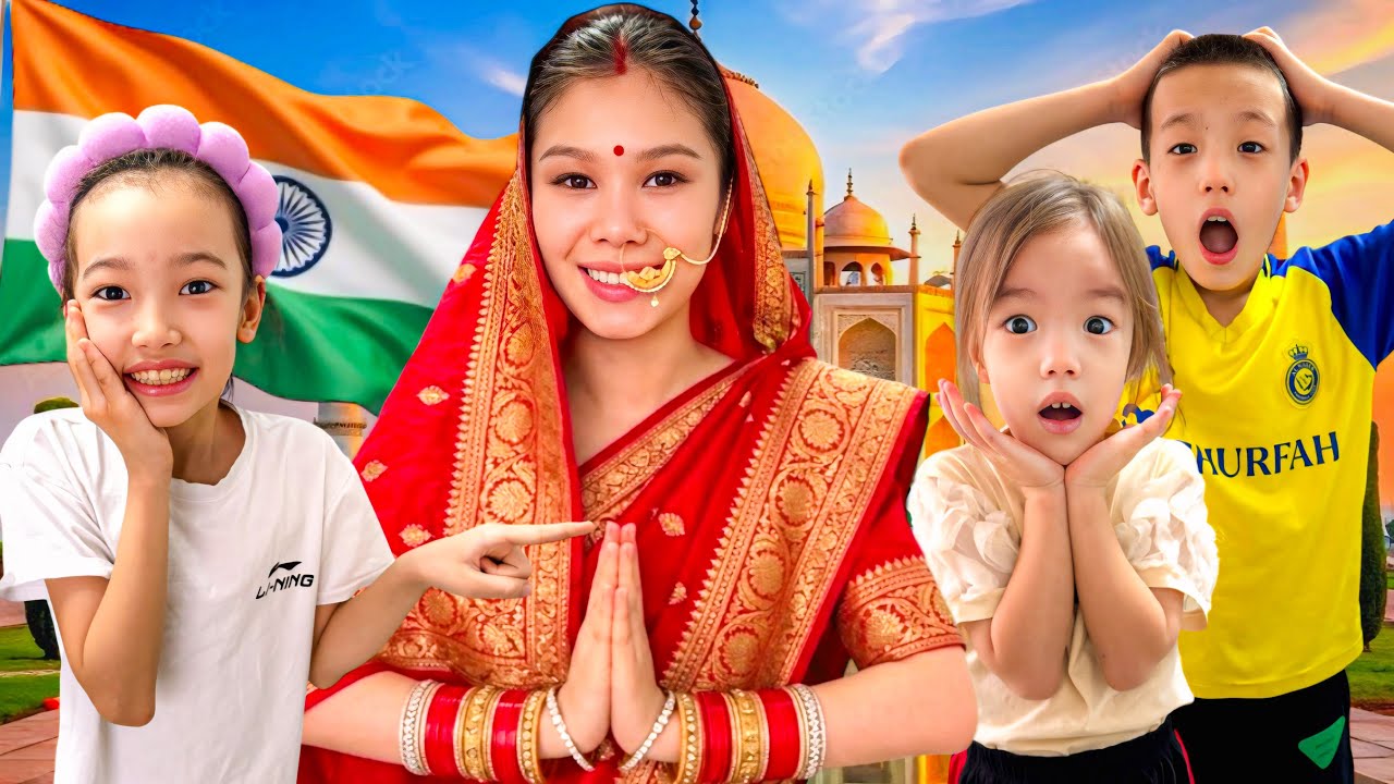 ҮНДІСТАННАН КЕЛГЕН НЯНЯ😱 БІЗГЕ БИЛЕП, ӘН АЙТЫП БЕРДІ😍 @АУЫЛДАНСӘЛЕМ 