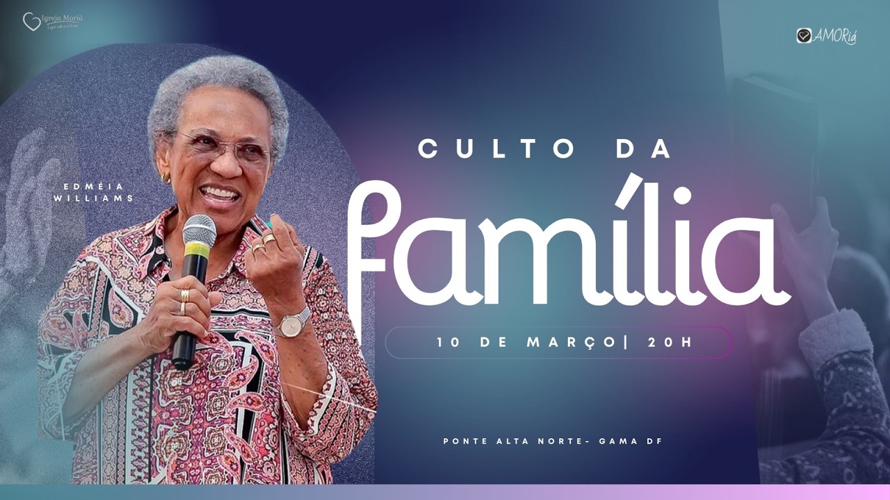 Igreja Moriá - Pr Mauro Rocha | Culto da Família. 10/03/2026