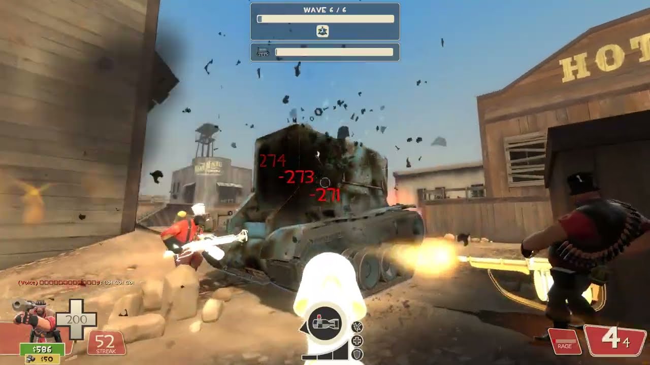 Team Fortress 2 MvM Soldier Gameplay