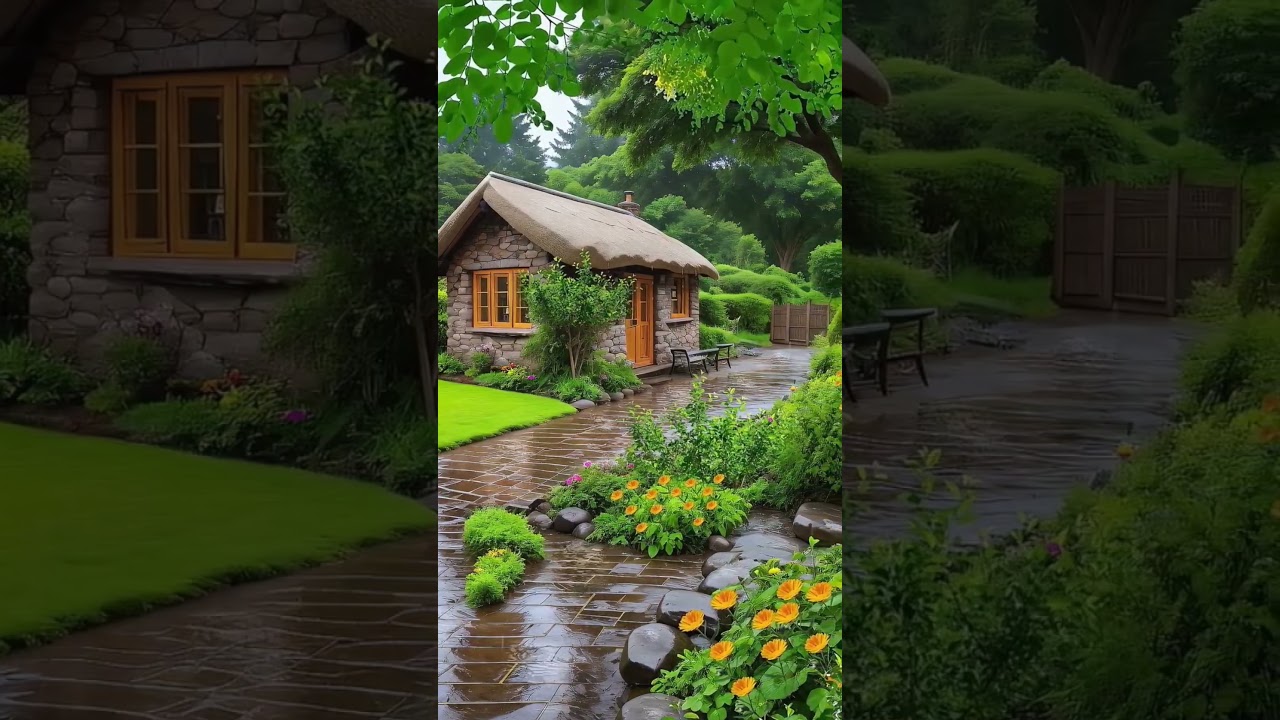 the sound of rain is good for sleeping #shortvideo #nature #soundofrain #relxing #rain #shortvideo