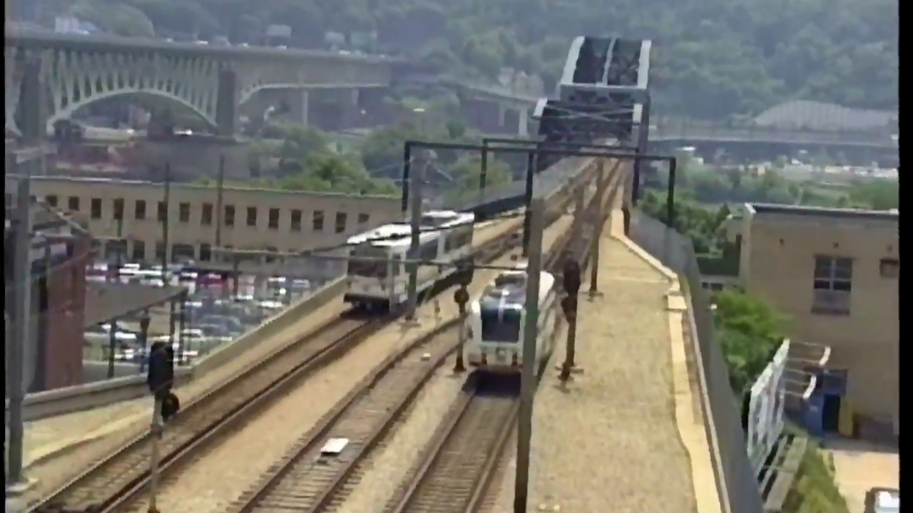Pittsburgh Streetcar Scenes-1991 featuring PCCs & LRVs in the Downtown Area