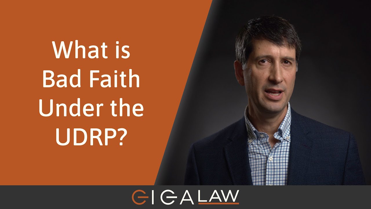 Domain Dispute Masterclass (#8): What is Bad Faith Under the UDRP?