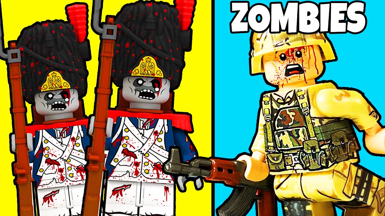 Я построил все эпохи LEGO ЗОМБИ АПОКАЛИПСИС...