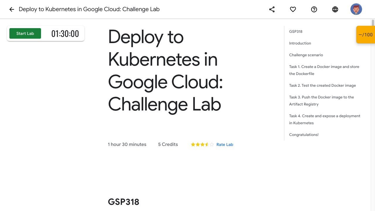 Deploy to Kubernetes in Google Cloud Challenge Lab GSP318