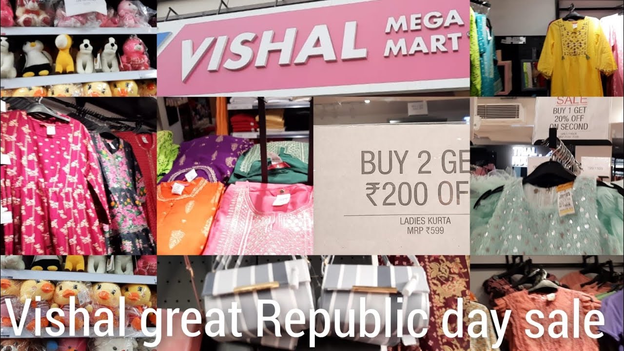 Vishal mega mart offers today / Republic day sale / Vishal mega mart Amritsar Punjab India