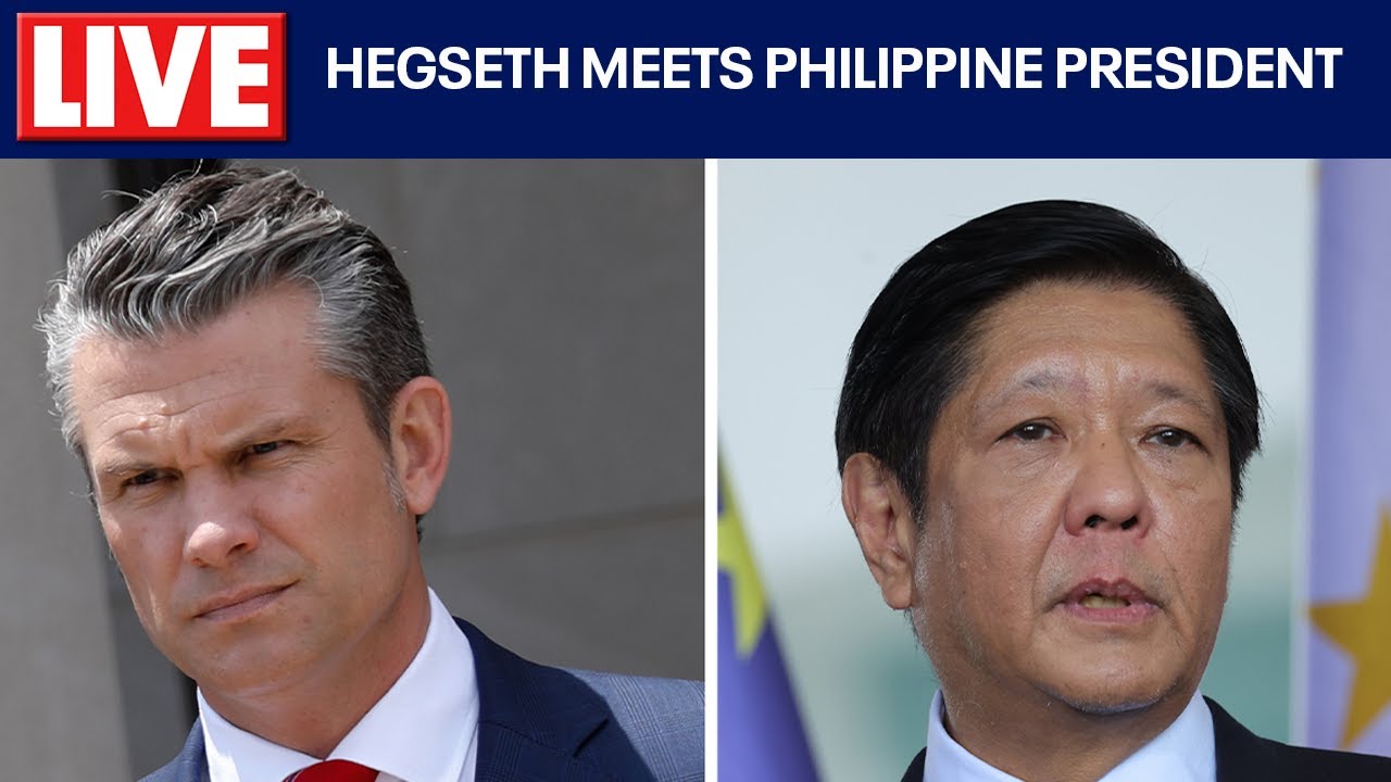 LIVE: Defense Secretary Pete Hegseth meets with Philippine President Ferdinand Marcos Jr.