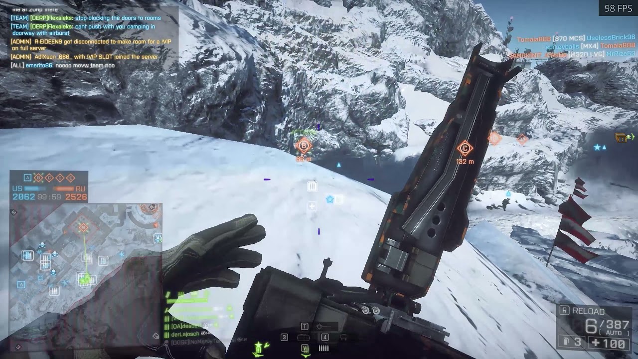 Rambo Gun (175-70) #M60e4 (a small request #33) - Battlefield 4