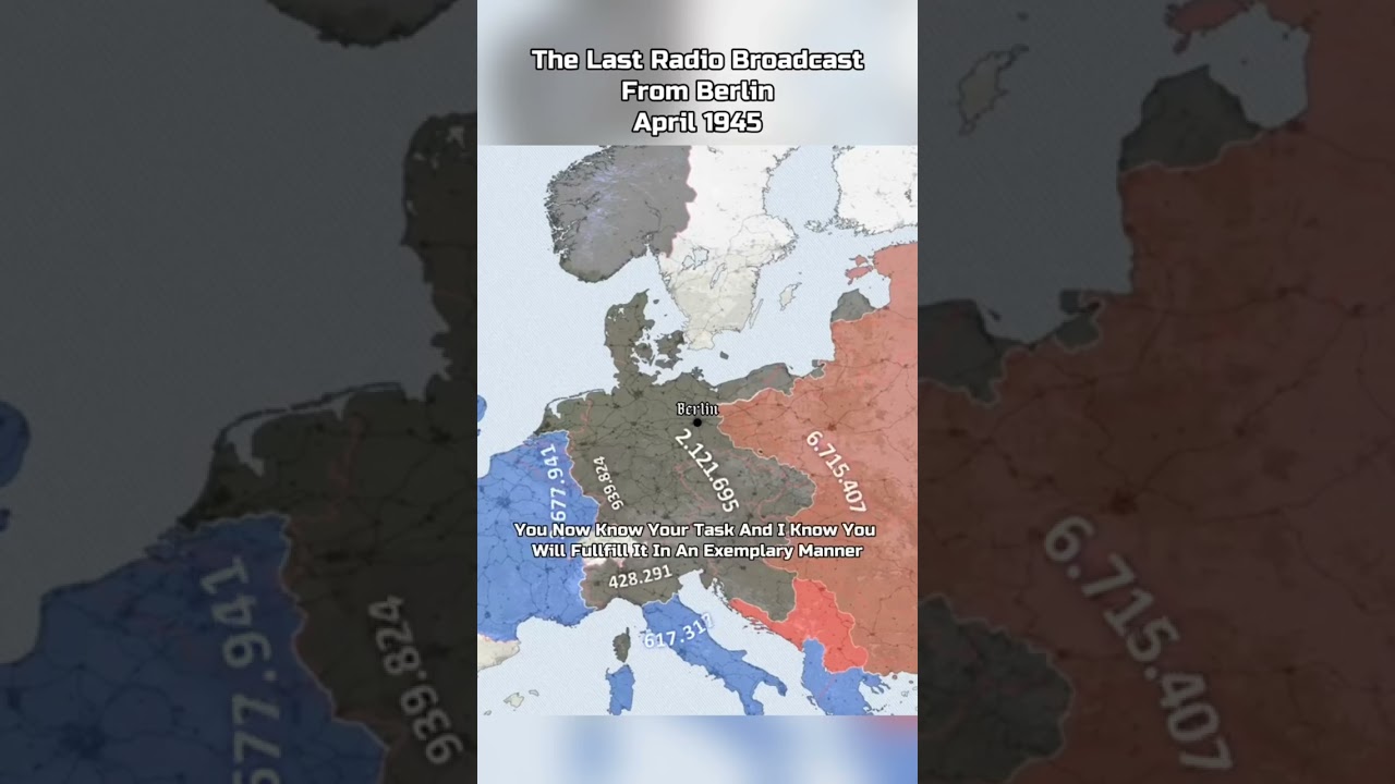 The Last Radio Broadcast from Berlin &ndash; April 1945 #history #worldwar2 #berlin
