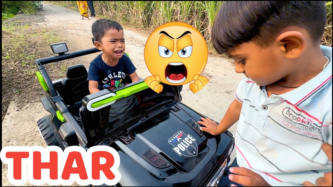 thar गाडीवरून माऊली अन साईचे भांडण 🫢#thar #tharlover #thar4x4