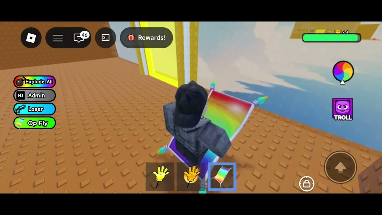 Math tower #roblox #gaming #winningtime #mathtower #flyingcarpet