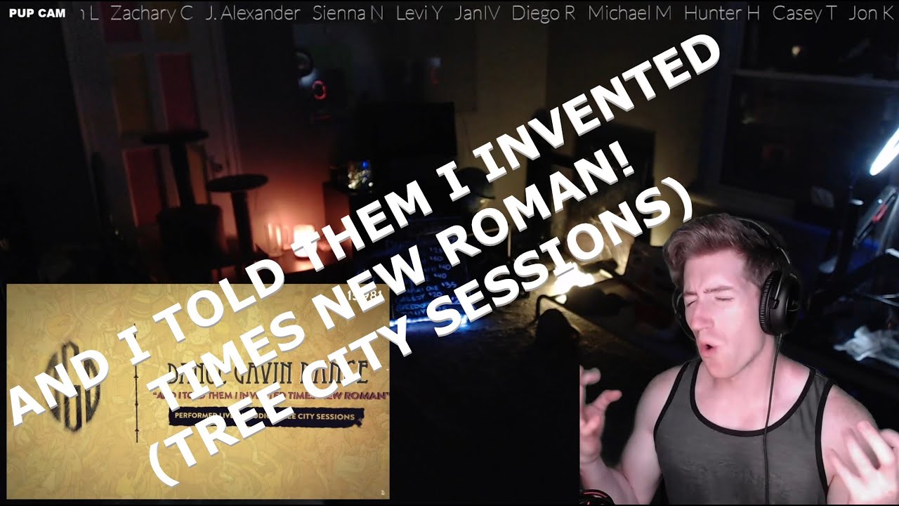 Chris REACTS to Dance Gavin Dance - And I Told Them I Invented Times New Roman (Tree City Sessions)