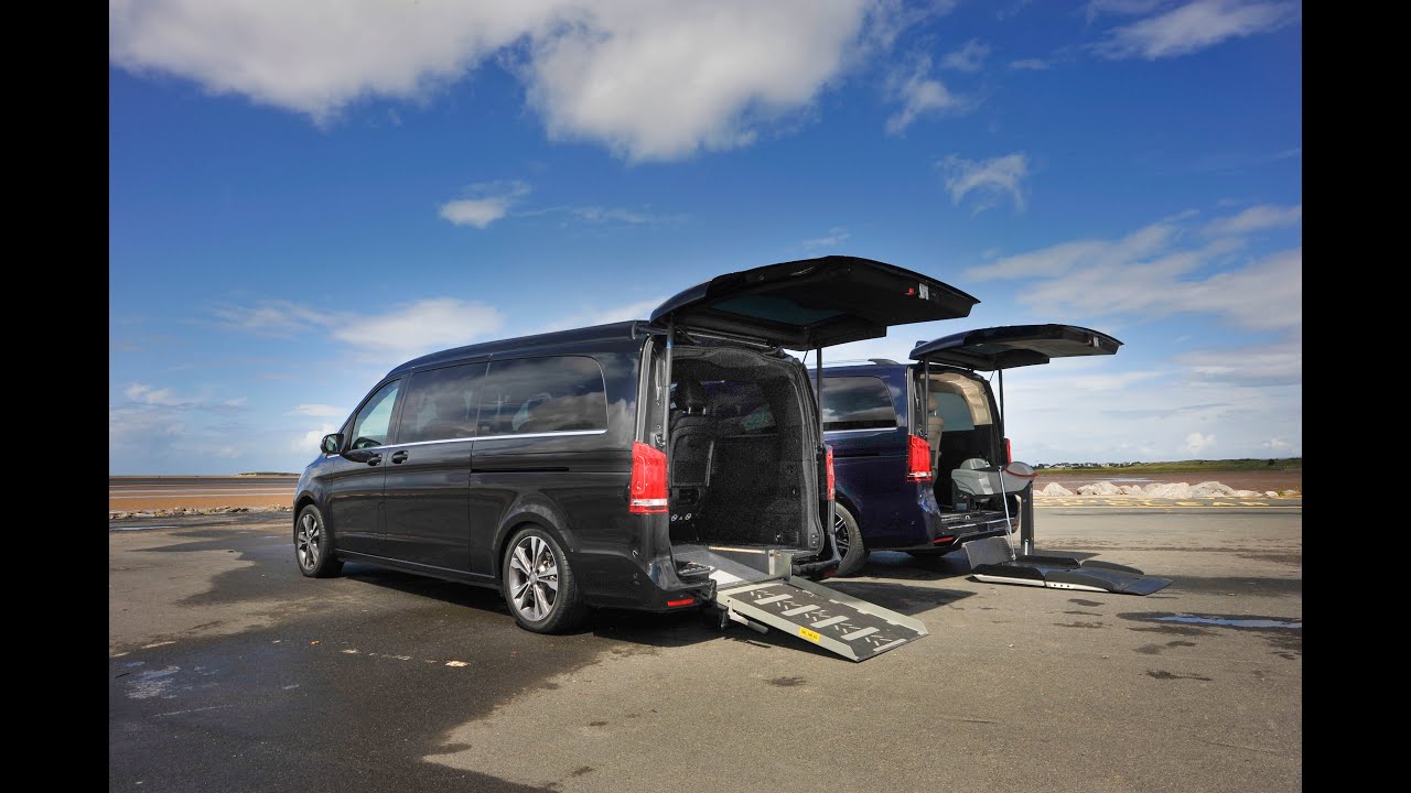 Mercedes-Benz V-Class Grande with a discreet higher roof wheelchair accessible vehicle - Lewis Reed