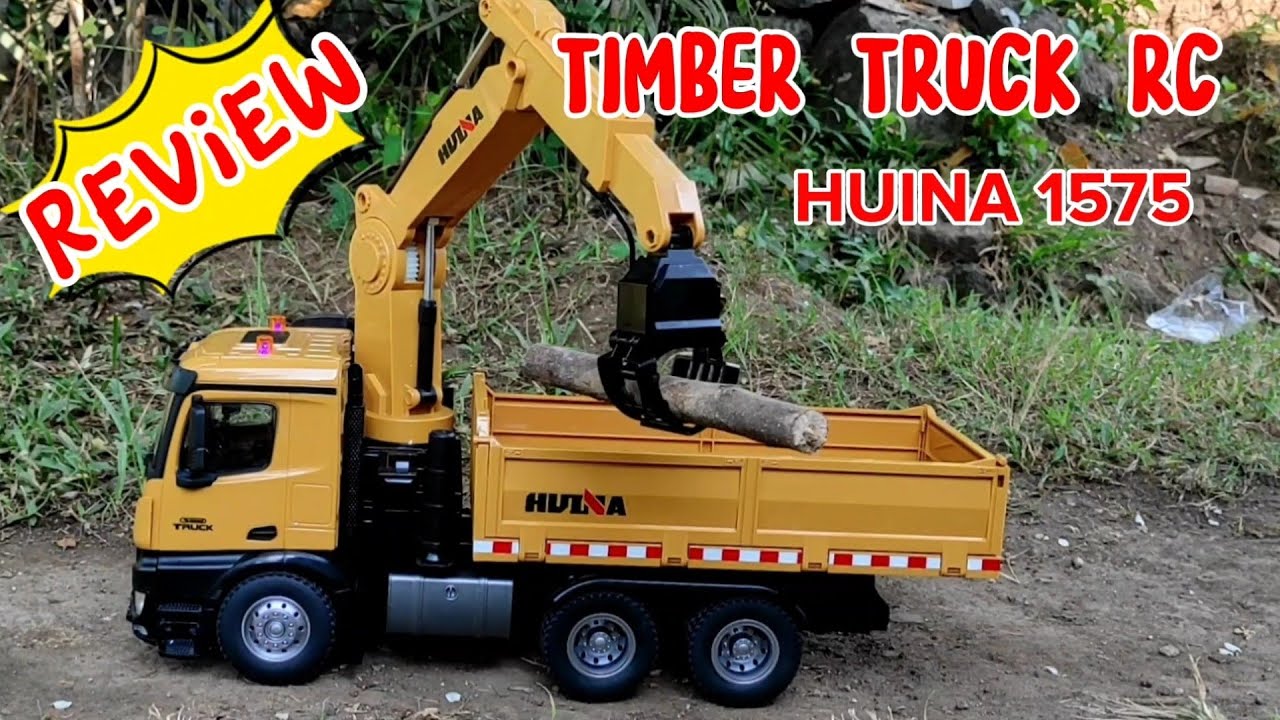 Huina 1575 timber truck //@rcengine4554