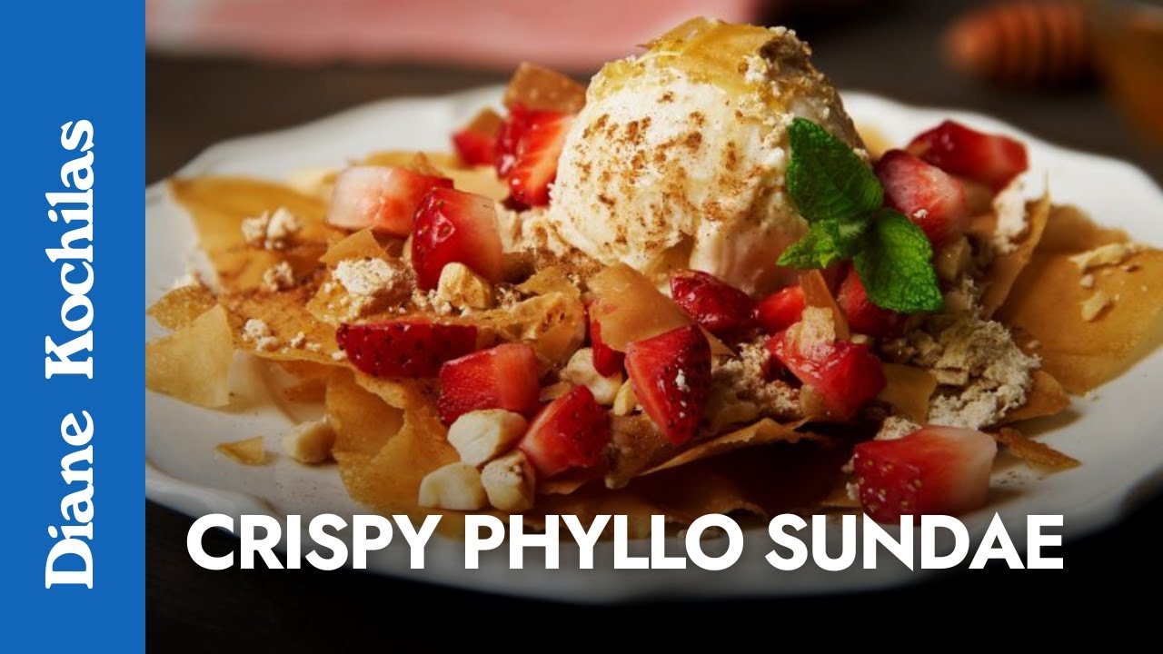 Crispy Phyllo Sundae