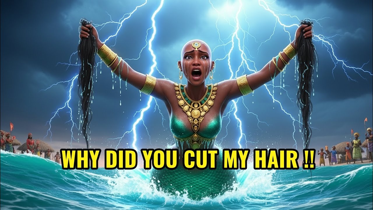 The Greedy Villagers Cut The Mermaid's Hair But Lived To Regret It #tales #storytime #moralstories