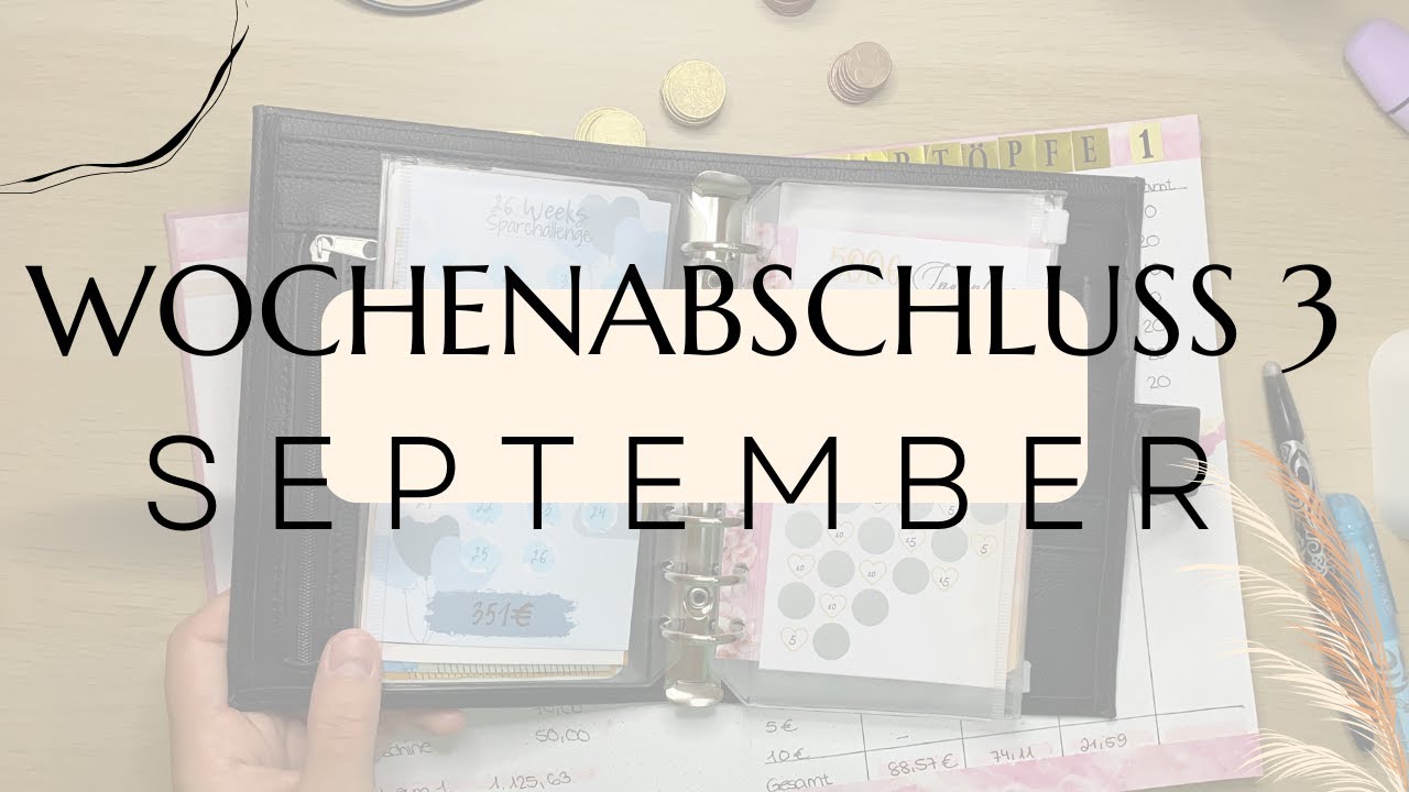 Wochenabschluss 3 September 🌸 | Tagesbudget bestimmen 😍| Minavina