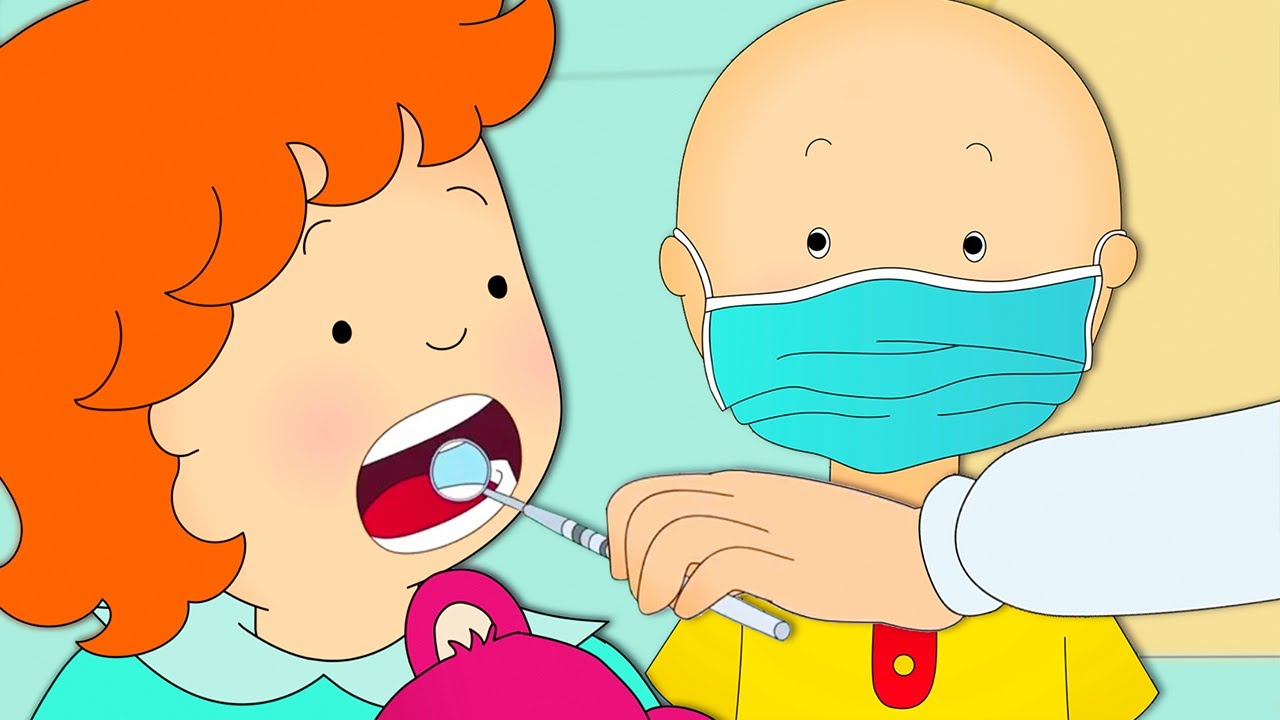 Caillou ve Rosie Dişçide | Caillou Türkçe - WildBrain