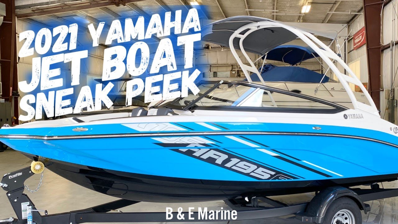 2021 Yamaha Jet Boat Sneak Peek- AR195 & AR190 Exterior Color Designs