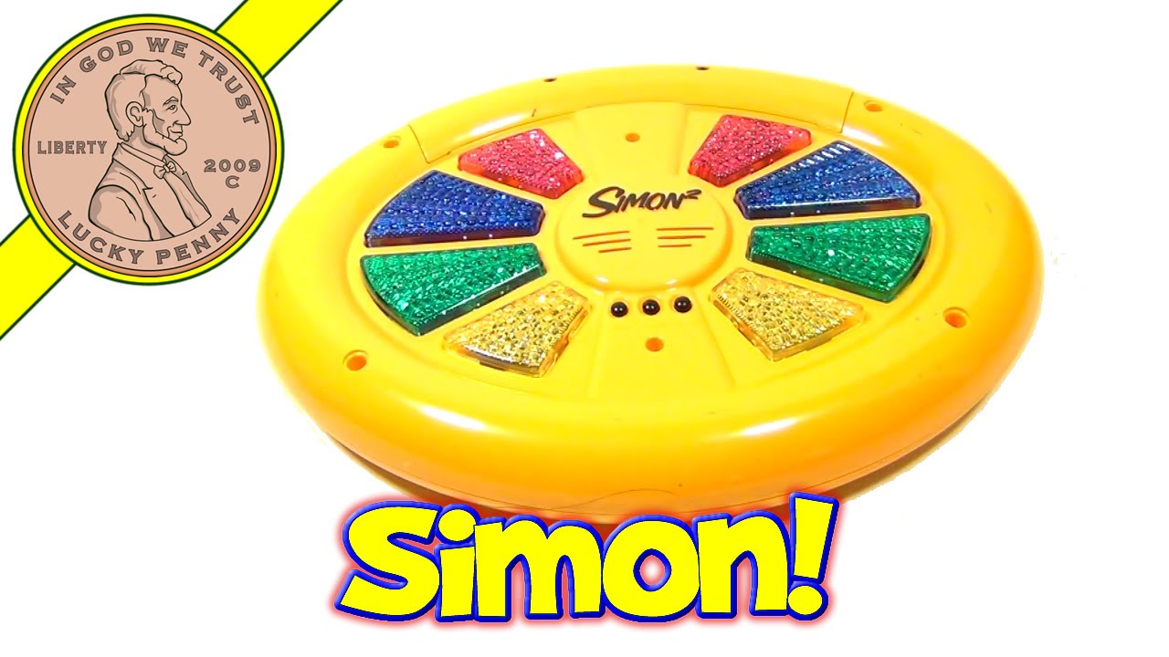 Milton Bradley Simon 2 Electronic Memory Handheld Game, 2000 Hasbro Toys