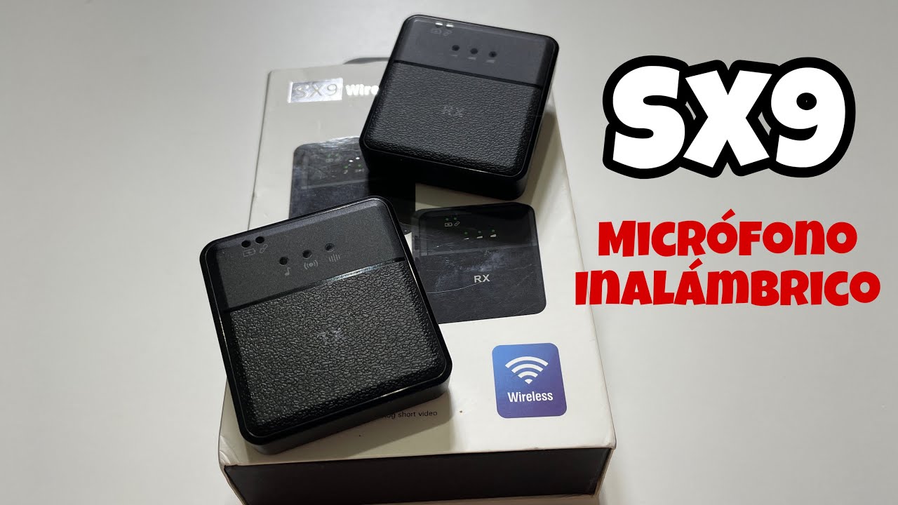 Microfono Inalambrico SX9 | Unboxing y Review
