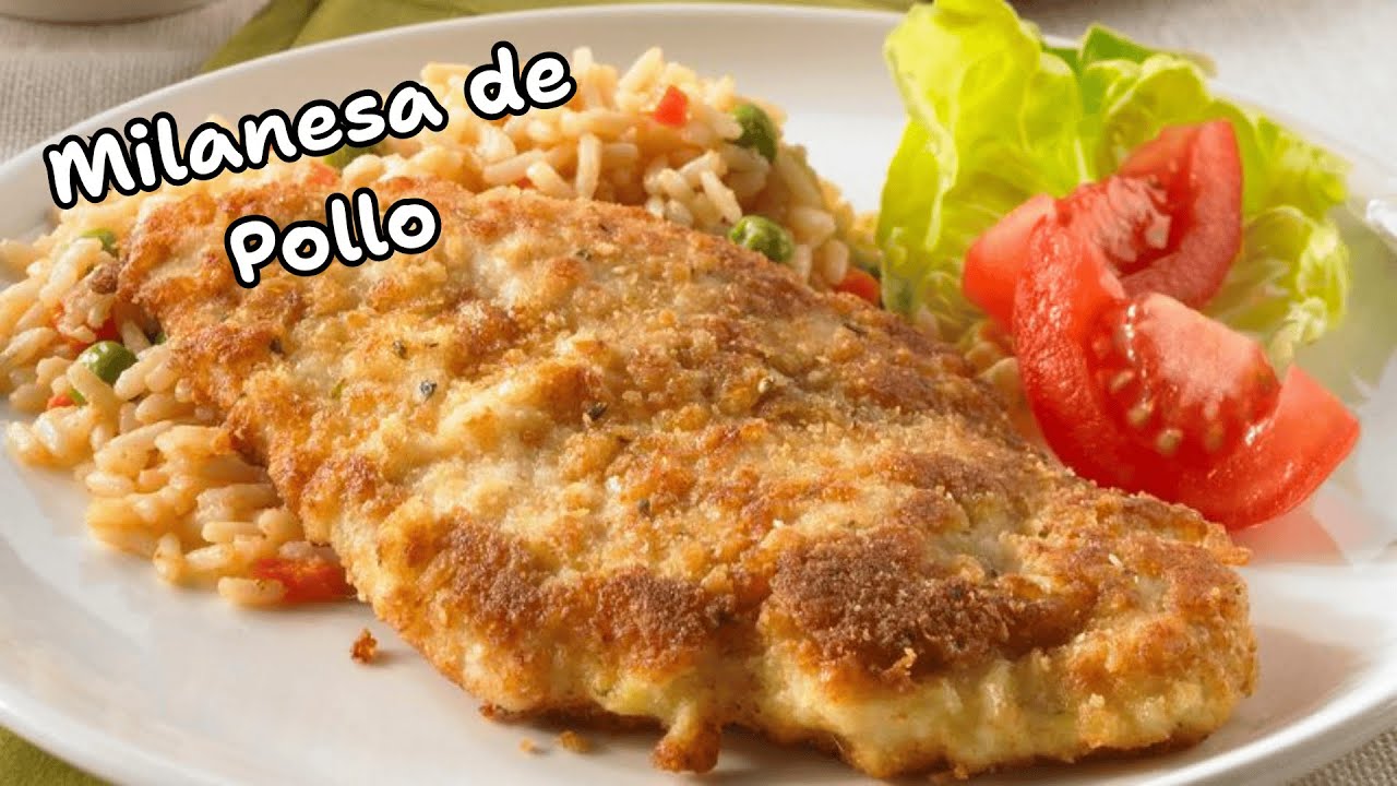 MILANESA DE POLLO FÁCIL Y RÁPIDA
