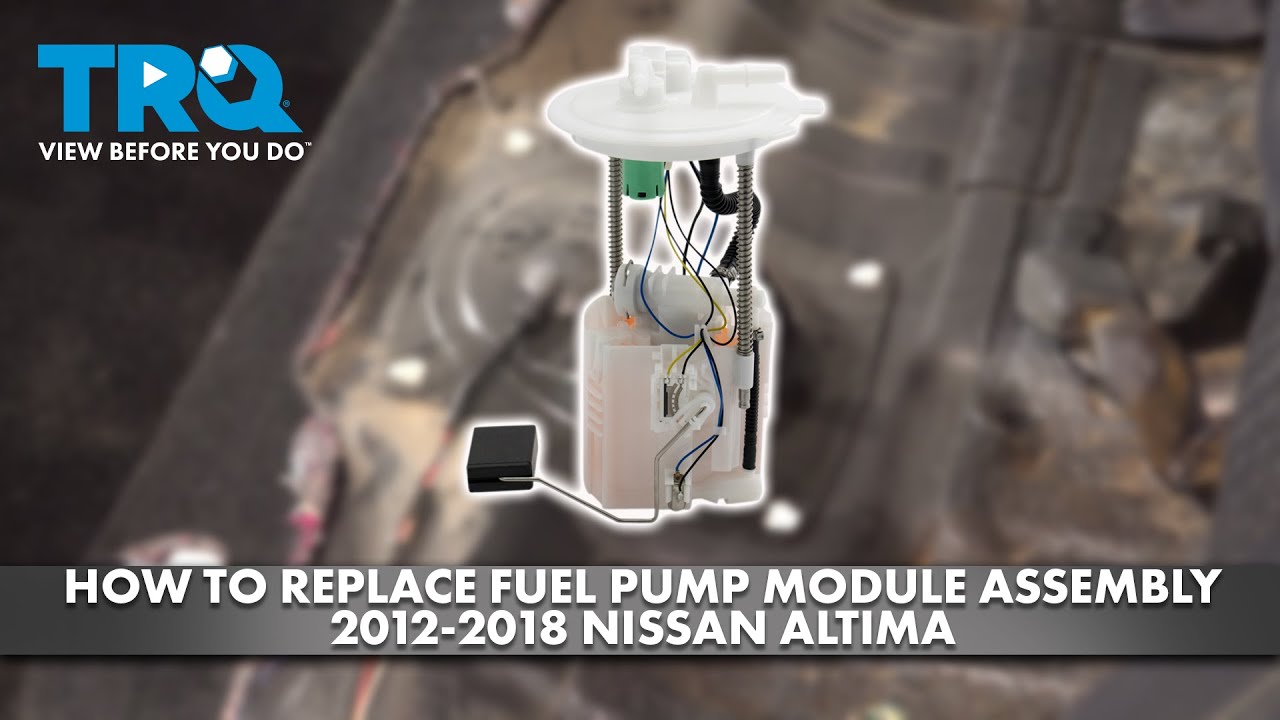 Как заменить модуль топливного насоса в сборе на Nissan Altima 2012-2018