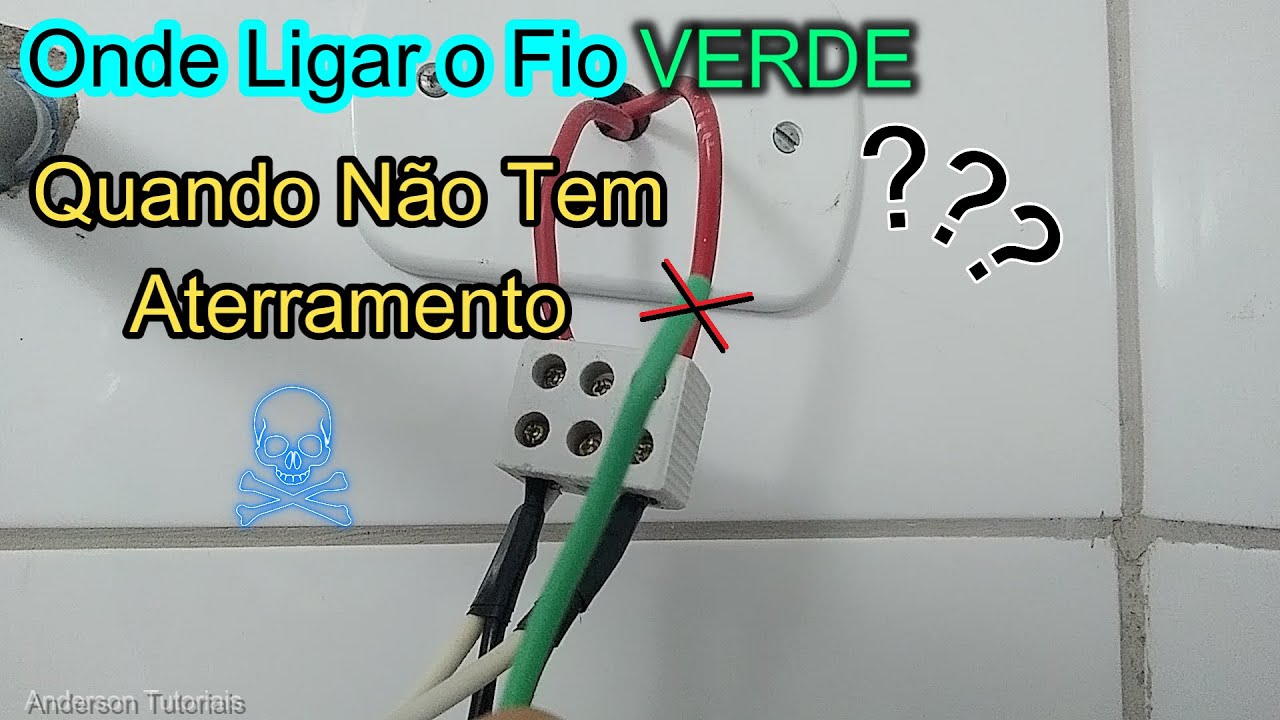 O que Fazer Com Fio Terra do Chuveiro Quando Não Tem Aterramento na Instalação Elétrica?! Fio Verde