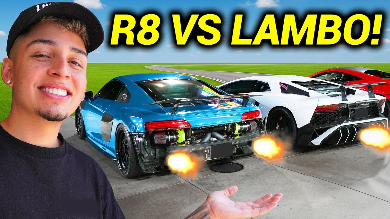 TRADING MY TWIN TURBO AUDI R8 FOR A LAMBORGHINI AVENTADOR...