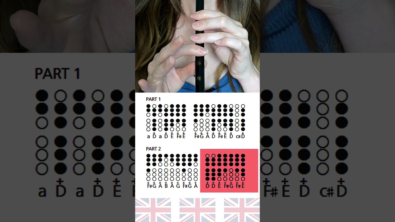 The British Grenadiers March - Easy Tin Whistle Tutorial