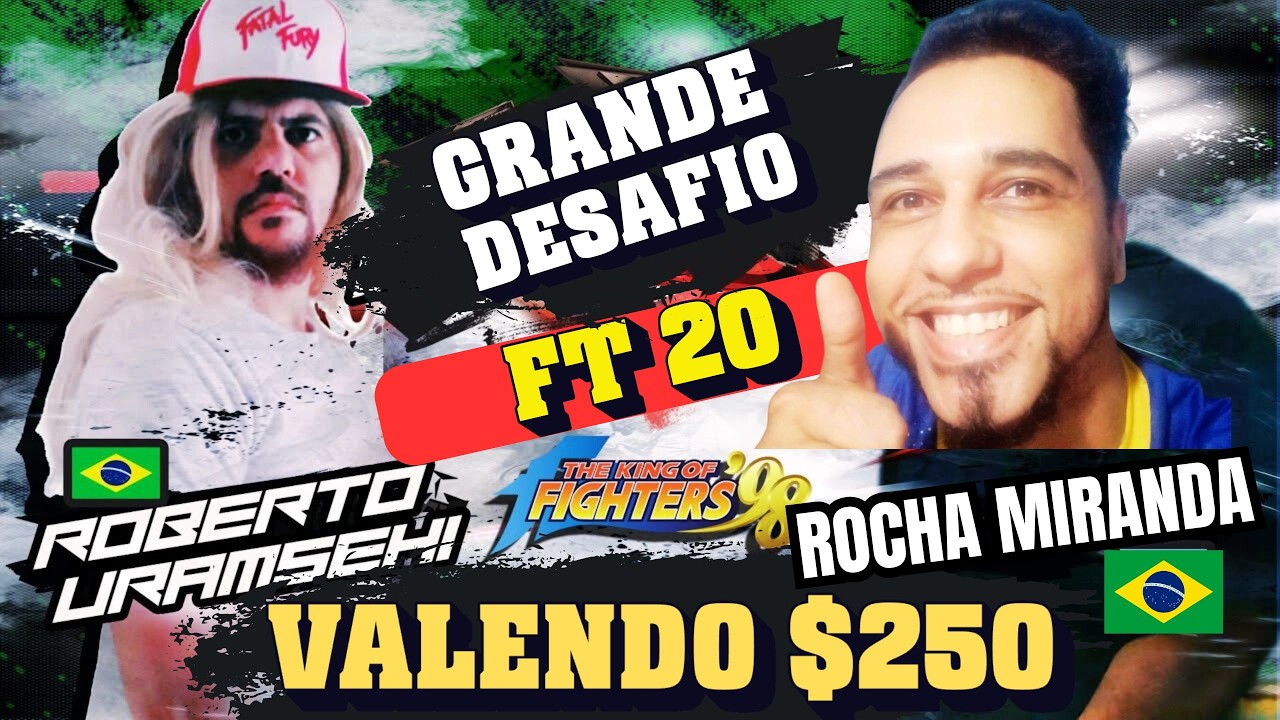 MONEY MATCH $250 !   ROCHA MIRANDA VS ROBERTO  URAMESHI KOF 98  ! #retrogames kof 98