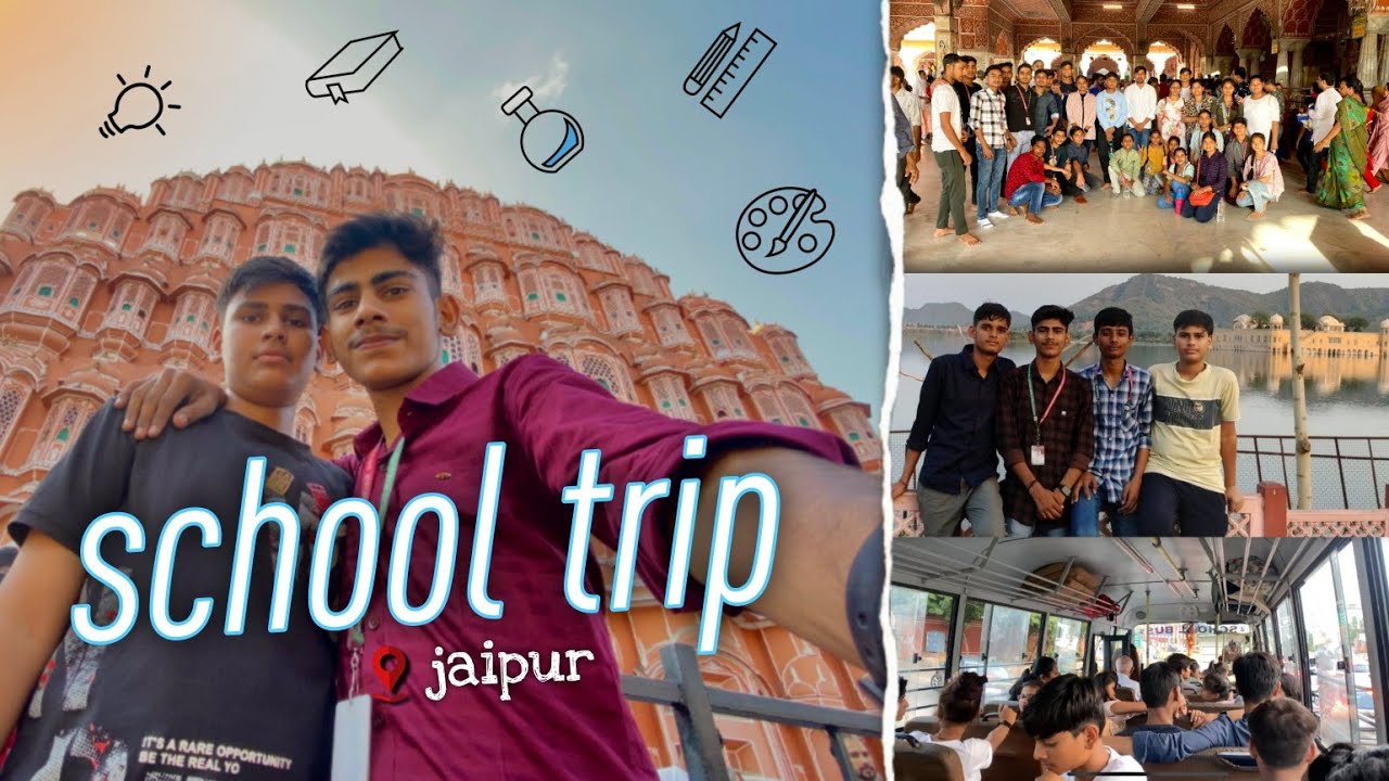 School Trip Start 🎒😍 | Jaipur | up ka ladka | RAW #vlog