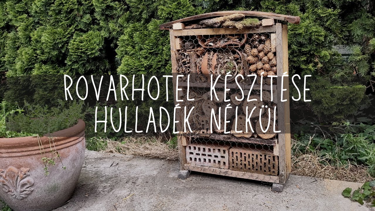 Rovarhotel készítése hulladék nélkül