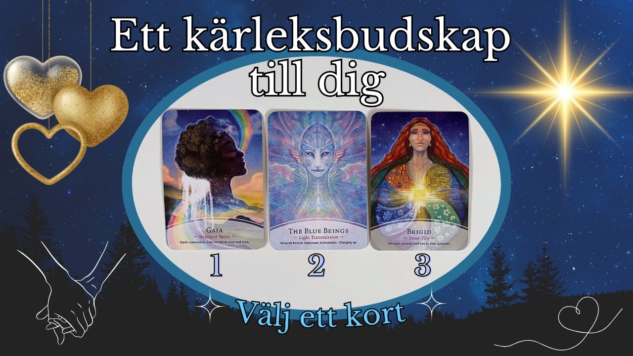 ETT KÄRLEKSBUDSKAP TILL DIG ❤️😍🥰 Tarot ✨ Pick a Card ✨