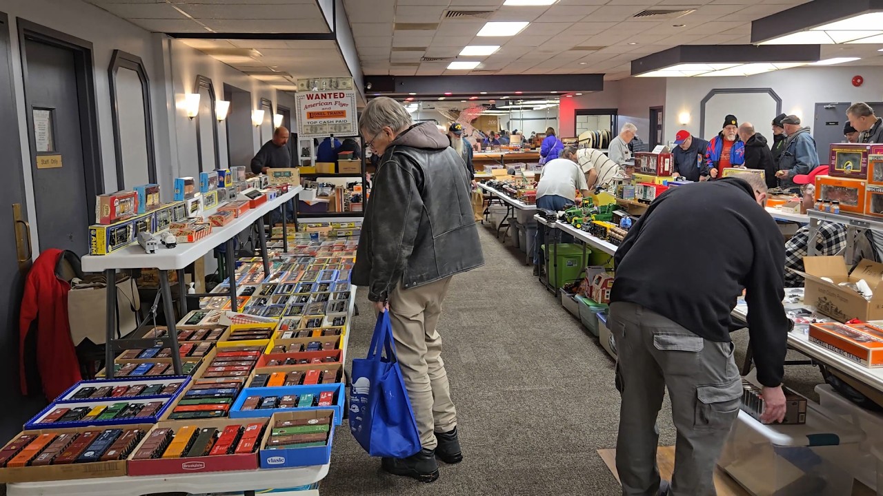 Slow Stroll Through a Small Toy Train Show