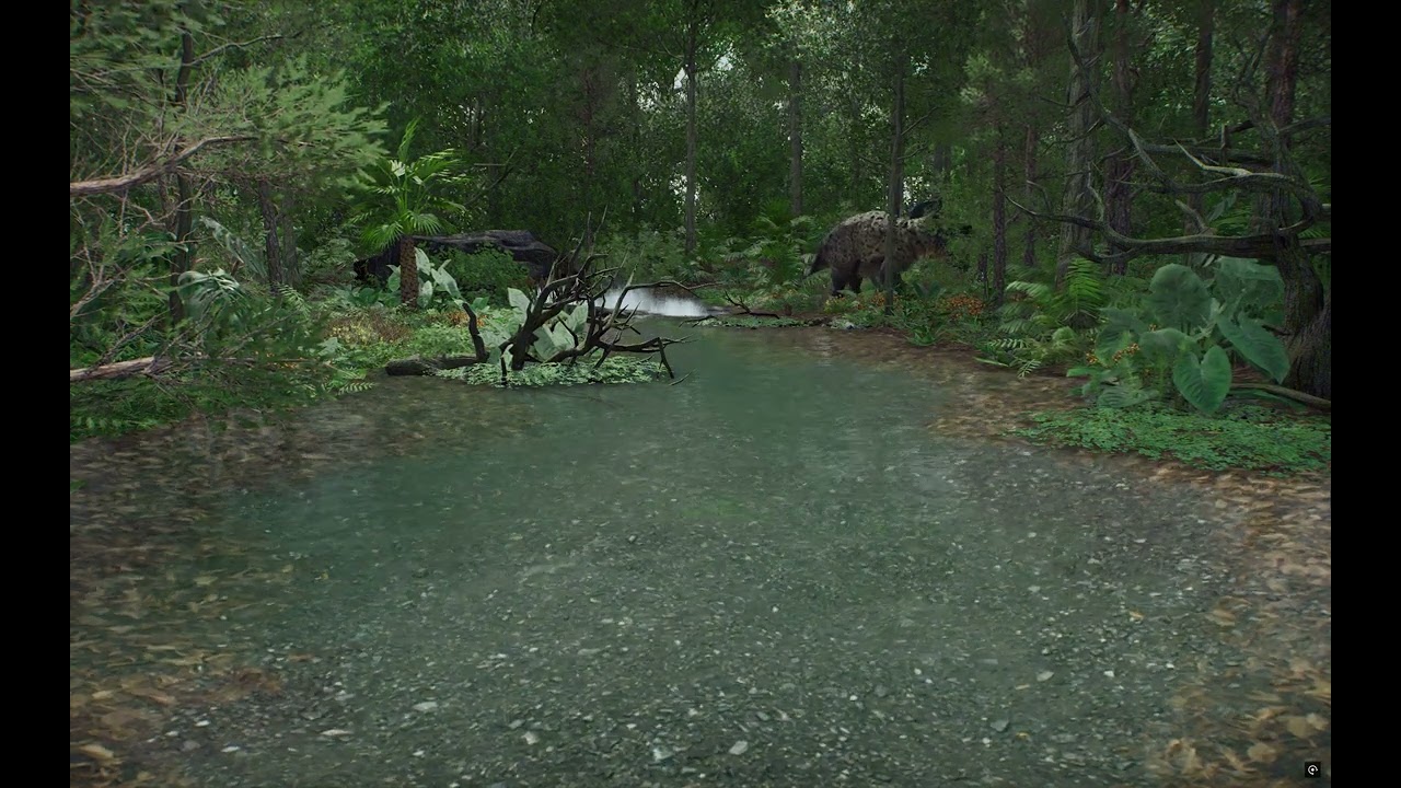 ASMR | footage from the Jungle Prehistoric Wildlife Sanctuary | Prehistoric kingdom