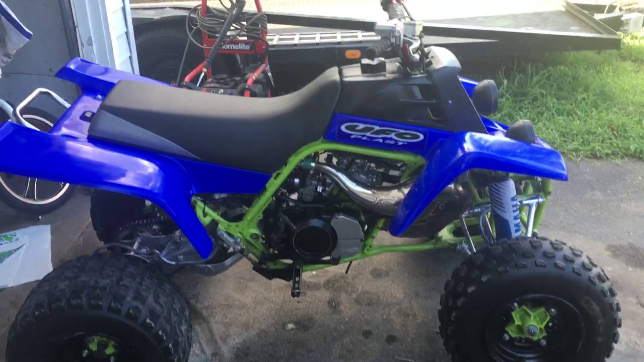 Yamaha banshee start up with new motor