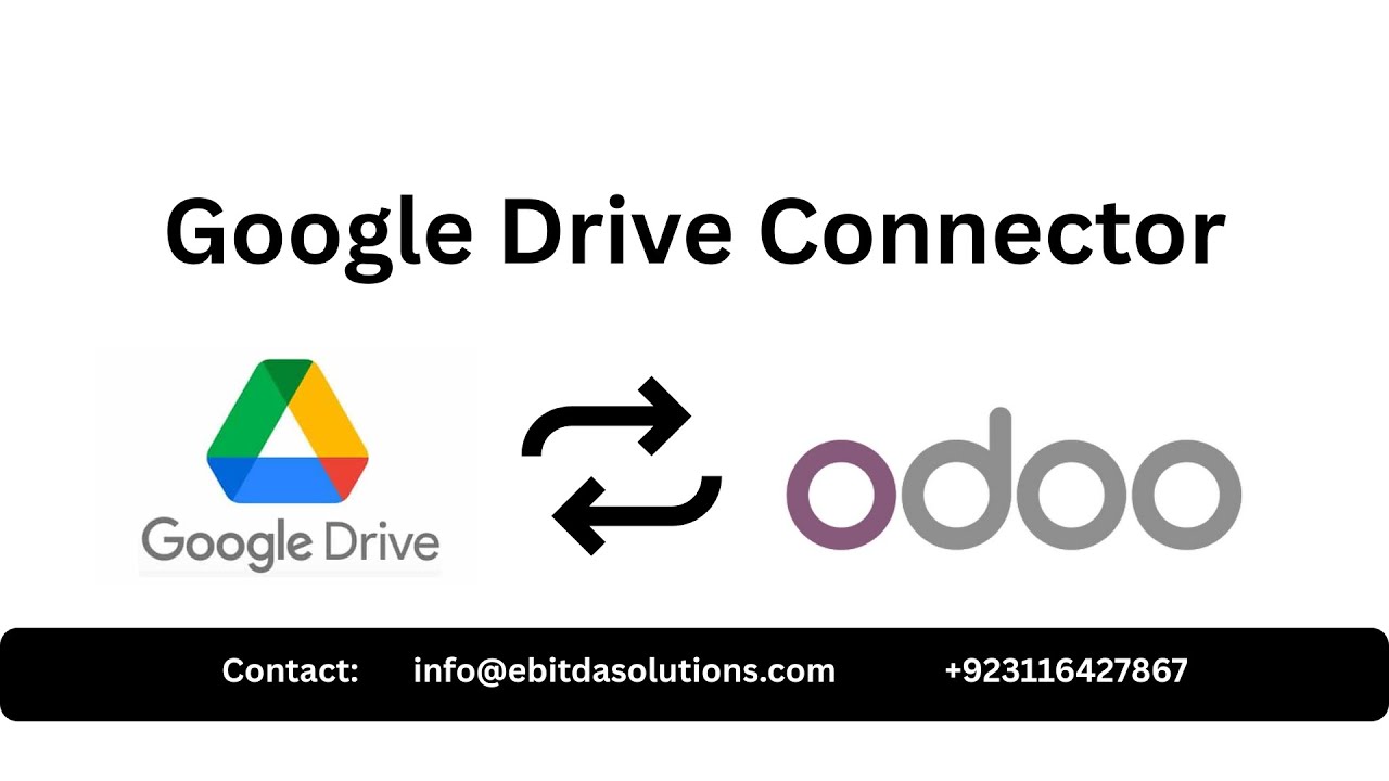 Odoo Google Drive Connector| Real Time Sync| Cost Effective| EBITDA Solutions LLP