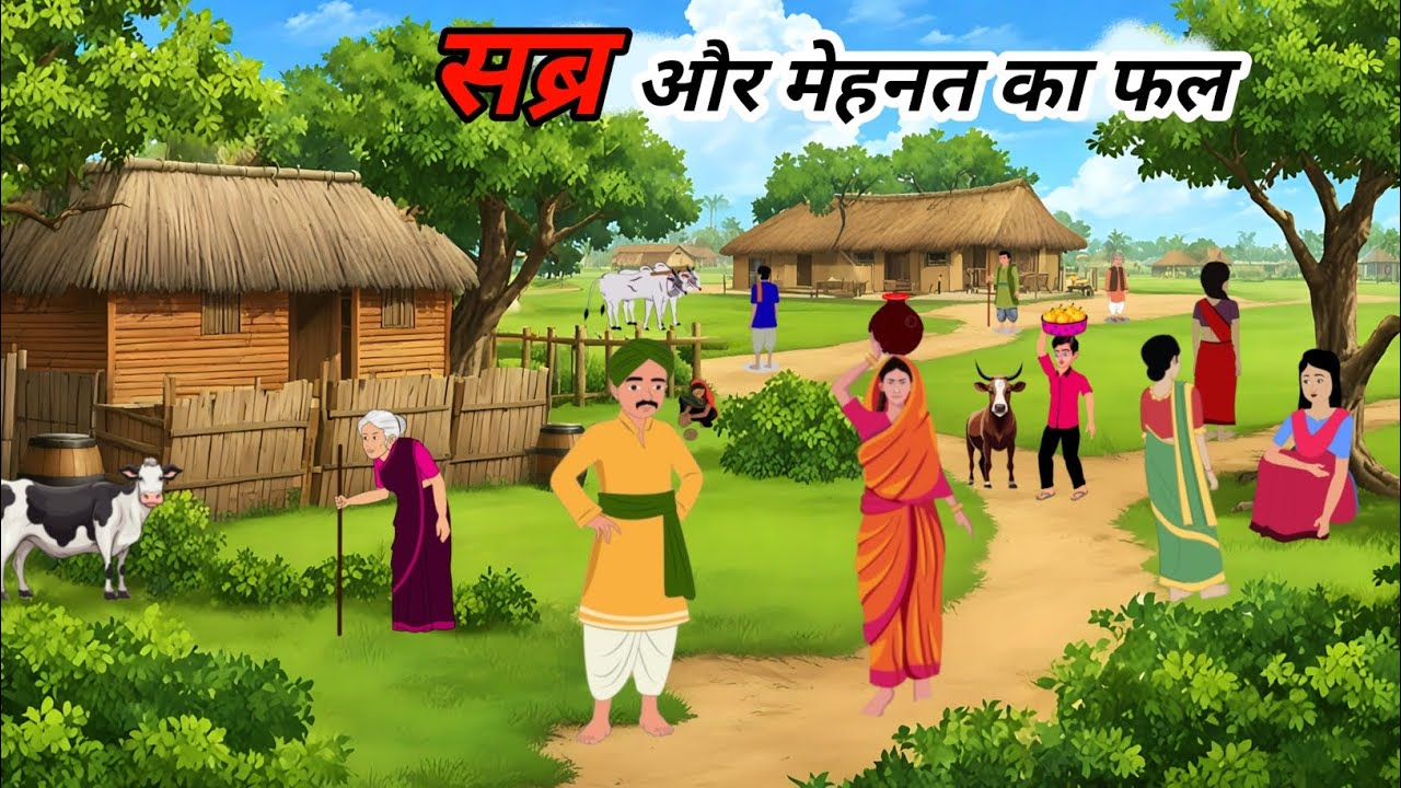 सब्र और मेहनत का फल ||  kahaniyan | Cartoon | Bedtime Story | Moral Story |