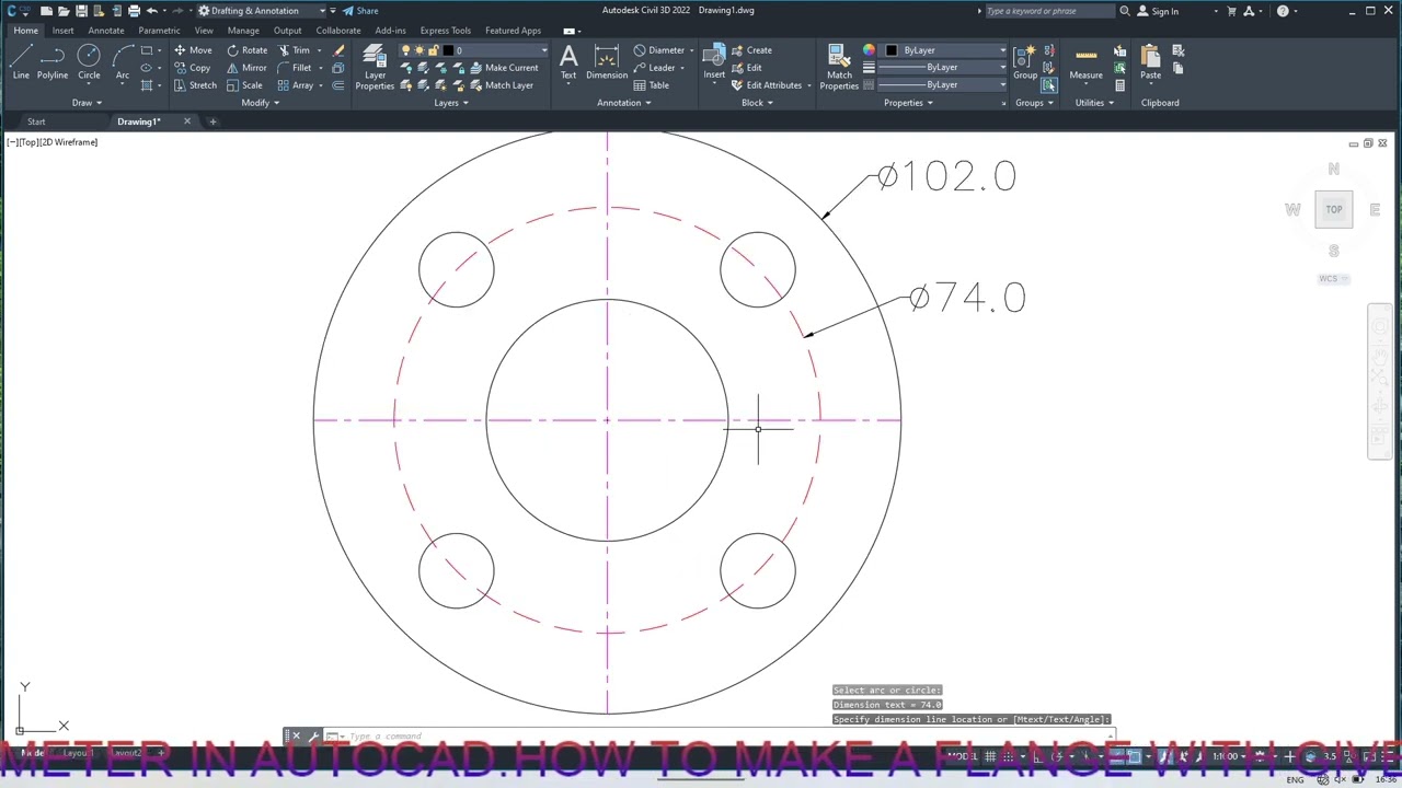 Basic 2D Flange design