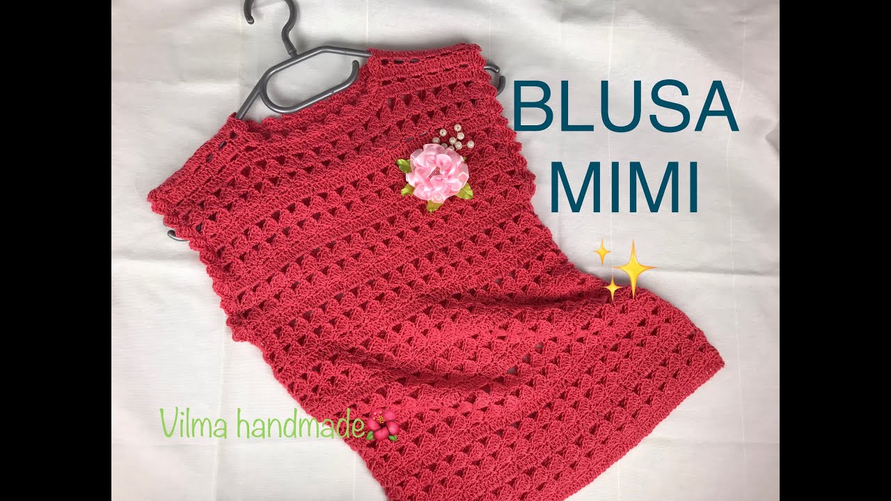BLUSA A CROCHET fácil de tejer